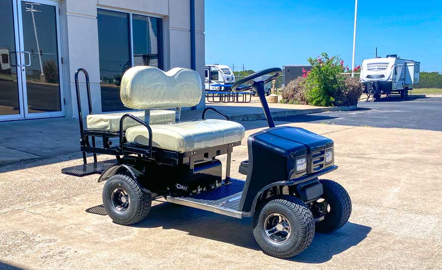 Black Cricket Mini Golf Cart