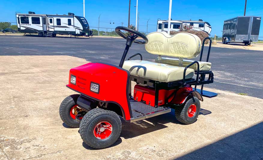 Daytona Red SX3 Golf Cart