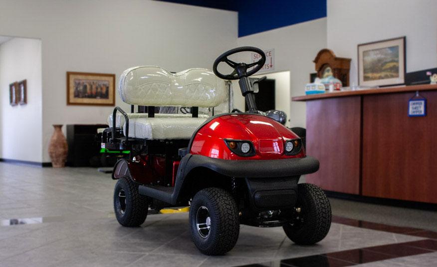 Candy Apple Red RX5 Cricket Mini Golf Cart