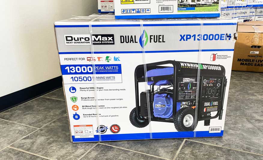 13000 peak watts duro max generator