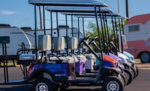 Quickie Cart-36 Volt-Red. The-all-new-quickiecart-golf-cart-made-for-RV-convenience