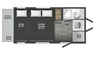 Winnebago Hike H1316FB Floor plan